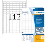 Herma 4211 Étiquettes movables/amovibles 25,4 x 16,9 A4 Blanc