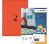 Étiquettes HERMA A4 rouges 199,6x143,5mm papier mat 1400 pcs.