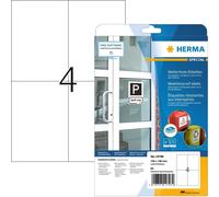 Étiquettes HERMA résistantes aux intempéries en papier spécial 105 x 148 mm blanc 80 étiquettes
