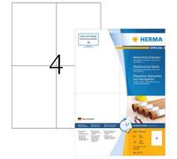 Étiquettes HERMA résistantes aux intempéries, en papier spécial, 105 x 148 mm, blanc, imprégné, auto-adhésives - 1 pièce (10773)
