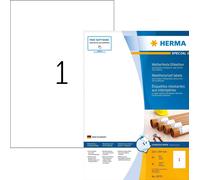Étiquettes HERMA résistantes aux intempéries en papier spécial 210 x 297 mm blanc 80 étiquettes