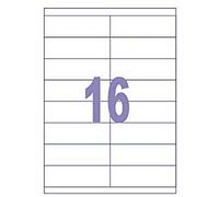 Etiquettes ILK Kangaro Boîte de 100 feuilles de 16 étiquettes 105 x 35 mm