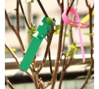 Étiquettes imperméables en PVC pour plantes de jardin, emplacements réglables pour orchidées, roses et arbustes (bleu)