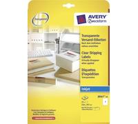 Etiquettes Inkjet Transparent, 210 X 297 Mm