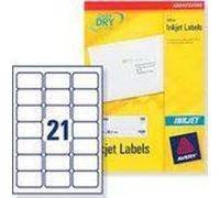 Etiquettes Jet D'encre Adresses 63,5 X 38,1 Mm Boite De 525 Sur 25 Feuilles