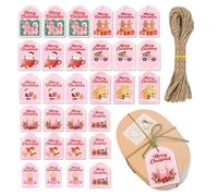 Étiquettes Joyeux Noël - 30 Étiquettes pour Cadeaux | En Bois Pour Artisanat Avec Trous,Pour Créer Anniversaire Halloween Faveurs Pour Les Fêtes Famille Lettre De Thanksgiving Célébration