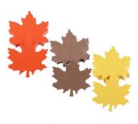 Étiquettes kraft 150 pcs feuille érable 40 m 3 couleurs