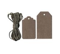 Etiquettes Kraft et Ficelle