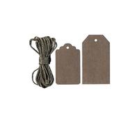 Etiquettes Kraft et Ficelle