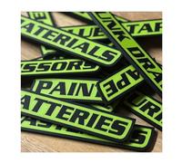 Étiquettes Magnétiques De Boîte À Outils Étiquettes Réutilisables pour Coffres À Outils En Acier, Chariots, Tiroirs Et Armoires-Green||2 set (24pcs)