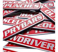 Étiquettes magnétiques de boîte à outils, imprimées en 3D réutilisables, 2 à 4 cm, autocollants d'organisation, étiquettes de boîte à outils, conception amovible propre, pour chariots en acier, tiroir