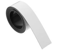 Étiquettes Magnétiques Effaçables à Sec Blanches 30mm, Réutilisables | Support en Caoutchouc Magnétique et Film Pet, Écriture Nette, Nettoyage Facile, Organisation pour Entrepôts
