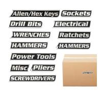 Étiquettes magnétiques pour boîte à outils | Étiquettes magnétiques pour armoire en métal, pour maison, armoire, garage, salle de classe, atelier, bureau, université, dortoir