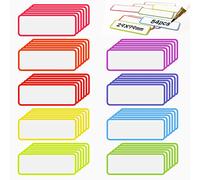 Étiquettes Magnétiques, Teklemon 54 Pièces 7,9x2,9 cm Petit Memo Tableau Blanc Effaçable à Sec, Étiquette Aimanté Frigo pour Réfrigérateurs Salle de Classe, Planning Cuisine et Bloc Notes de Bureau