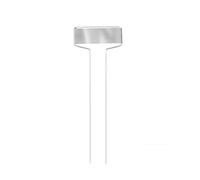 Étiquettes métalliques for Plantes, piquets de 15,2 cm, 20,3 cm, 25,4 cm, Inserts en cuivre, for bonsaï, Jardin, Fleurs, Herbes, marqueurs de discernement(Silver,30PCS_15CM)