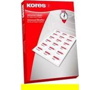 Radex etiquettes universelles, 105 x 74 mm, sans bord, jaune kores l10574ge G