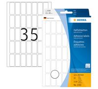 Étiquettes multi-usages blanches 12x30 mm papier mat 1120 pcs.