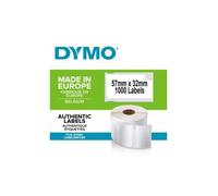 DYMO Rouleau d'étiquettes 11354 S0722540 57 x 32 mm papier blanc 1000 pc(s) fixation permanente Eti
