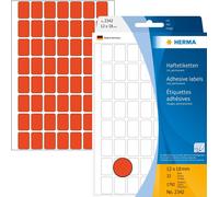 Étiquettes multi-usages HERMA 12 x 18 mm rouge 1 792 étiquettes