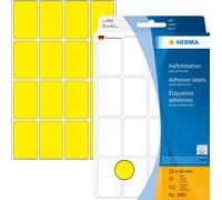 Étiquettes multi-usages jaunes 25x40 mm papier mat 512 pcs.