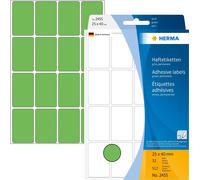Étiquettes multi-usages vertes 25x40 mm papier mat 512 pcs.