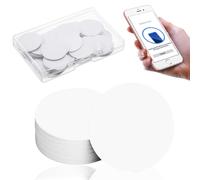 Étiquettes NFC étanches pour l'intégration à la maison connectée, étiquettes NFC vierges avec mémoire de 504 octets et dos adhésif pour une