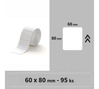 Étiquettes Niimbot RP 60x80mm 95pcs Blanc pour B3S