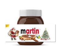 Étiquettes nominatives personnalisées pour verres Nutella, autocollants à tartiner au chocolat, idée cadeau pour anniversaire, Noël, Nouvel An, fête (fête)