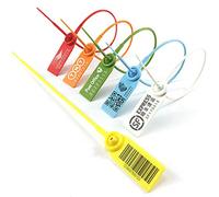 Étiquettes numériques, Joints anti-effraction en plastique attaches de câble nylon réglables réutilisables multicolores plusieurs tailles numérotées(Blu,500)