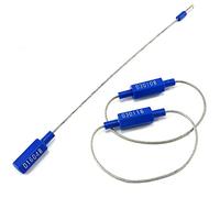 Étiquettes numériques, Joints anti-effraction en plastique attaches de câble réutilisables paquet multicolore 50 joints acier numérotés for le Transport conteneurs(Blu)