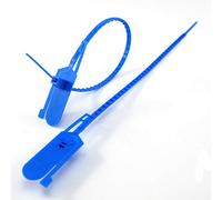 Étiquettes numériques, Joints anti-effraction en plastique, attaches de câble verrouillage réutilisables, numérotées, sécurité multicolore for extincteur bagages(Blu)