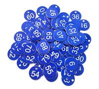 Étiquettes numérotées for ruche, jardin, boîte, marqueurs for plantes, 1000 pièces(1-1000 Blue White)