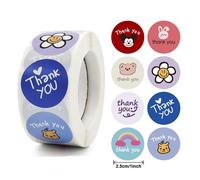 Étiquettes Ours Soleil Fleur, Autocollant Esthétique De Scellage, Papeterie Récompenses Pour Enfants, Autocollant Décoratif De Remerciement Pour Scrapbooking, 300 Pièces