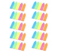Étiquettes PET de couleur fluorescente Étiquette adhésive inscriptible Marqueur de page repositionnable Bandes de surligneur de texte pour reliure Bandes adhésives d ' étude de bureau