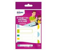 Etiquettes Plastifiées Multicolores 3 Formats , 24 Pcs