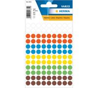 Étiquettes polyvalentes HERMA Diamètre : 8 mm assorties rond 540 étiquettes