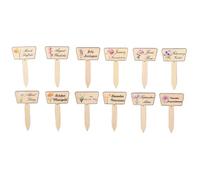 Étiquettes pour,12 Pièces Tuteurs pour Esthétiques - Étiquettes De Jardin Étanches Pour Jardin, Cour, Patio, Potager Et Espaces Extérieurs