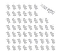 Étiquettes pour Câbles,70 Pièces 40 x 20 mm,Marquage Câble Transparent ,Porte-Étiquettes Câbles pour Maison,Bureau et Atelier