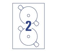 Avery Full Face CD/DVD Label - Blanc - rond 117 mm 200 étiquette(s) (100 feuille(s) x 2) étiquettes pour CD/DVD