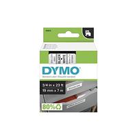 Dymo Étiquettes D1 Standard auto-adhésives Noir sur Blanc 1,9 cm x 7 m – pour LabelMANAGER 360D/420P