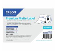 Etiquettes pour Imprimante Epson C33S045722 Blanc [1 Unités]