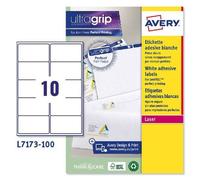 Etiquettes pour imprimantes Avery L7173 Blanc 100 draps 99,1 x 57 mm (5 pièces)