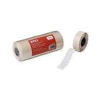 APLI Lot de 7 rouleaux 1500 étiquettes 22 x 12 mm blanc Agipa 100914 G