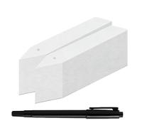 Étiquettes pour : piquets imperméables pour identification des , marqueurs de jardin de 10 cm, 100 étiquettes réutilisables pour noms de plantation avec stylo pour pots de fleurs