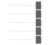 Étiquettes pour Plantes de Pierre Noir, 1 Set, Fer