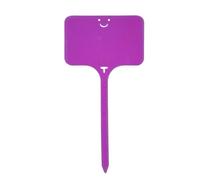 Étiquettes pour plantes, Étiquettes réutilisables for plantes, marque-pages en T, multicolores, plusieurs tailles, lot de 100.(Purple 9.8x4.9cm)