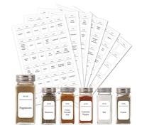 Étiquettes pour pots à épices - INF - Imperméables - Résistantes à l'huile - Lavables au lave-vaisselle