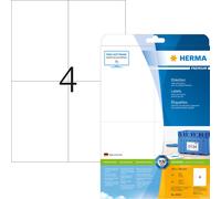 Étiquettes Premium A4, blanches 105x148 mm papier mat 40 pcs.