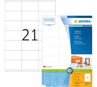 Étiquettes Premium A4, blanches 70x41 mm papier mat 4200 pcs.