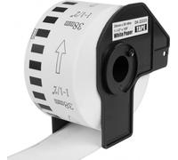 Etiquettes PRINTLINE compatibles avec Brother DK-22225, rouleau de papier blanc 38 x 30,48m